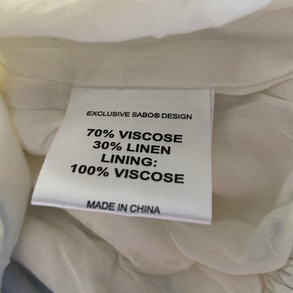 Sabo Jhazelle Set Maxi Skirt And Crop Top Santorini Off White Blue XS - Picture 5 of 16